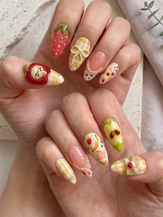 3D Apple Nails