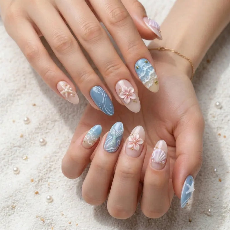 Summer Beach Nails