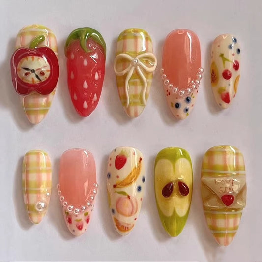 3D Apple Nails