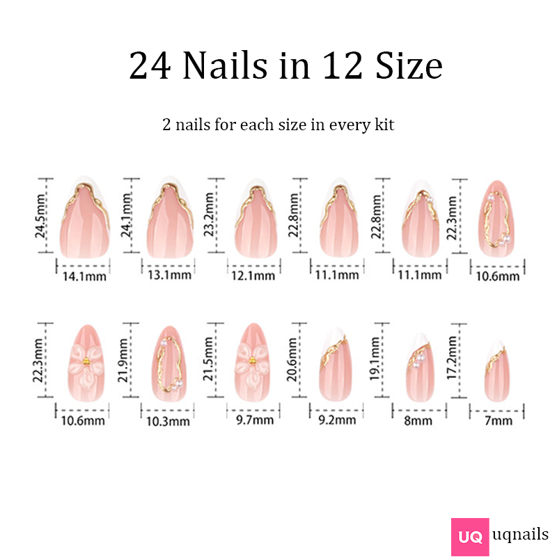 Chic 3D Flowers Nails