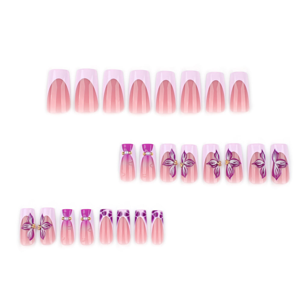 Colorful Floral Nails