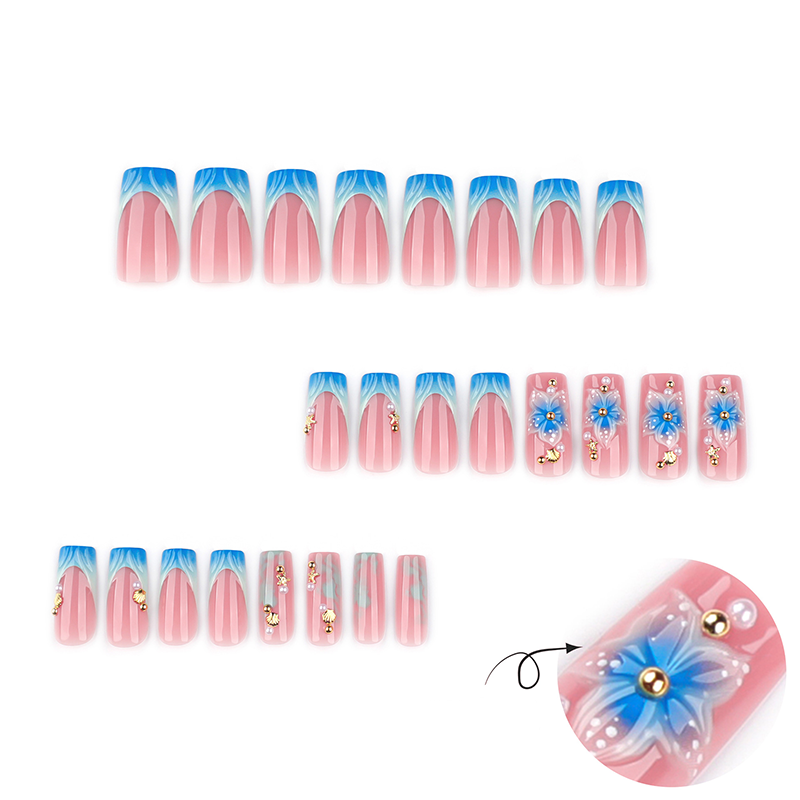 Blue Wave Nails