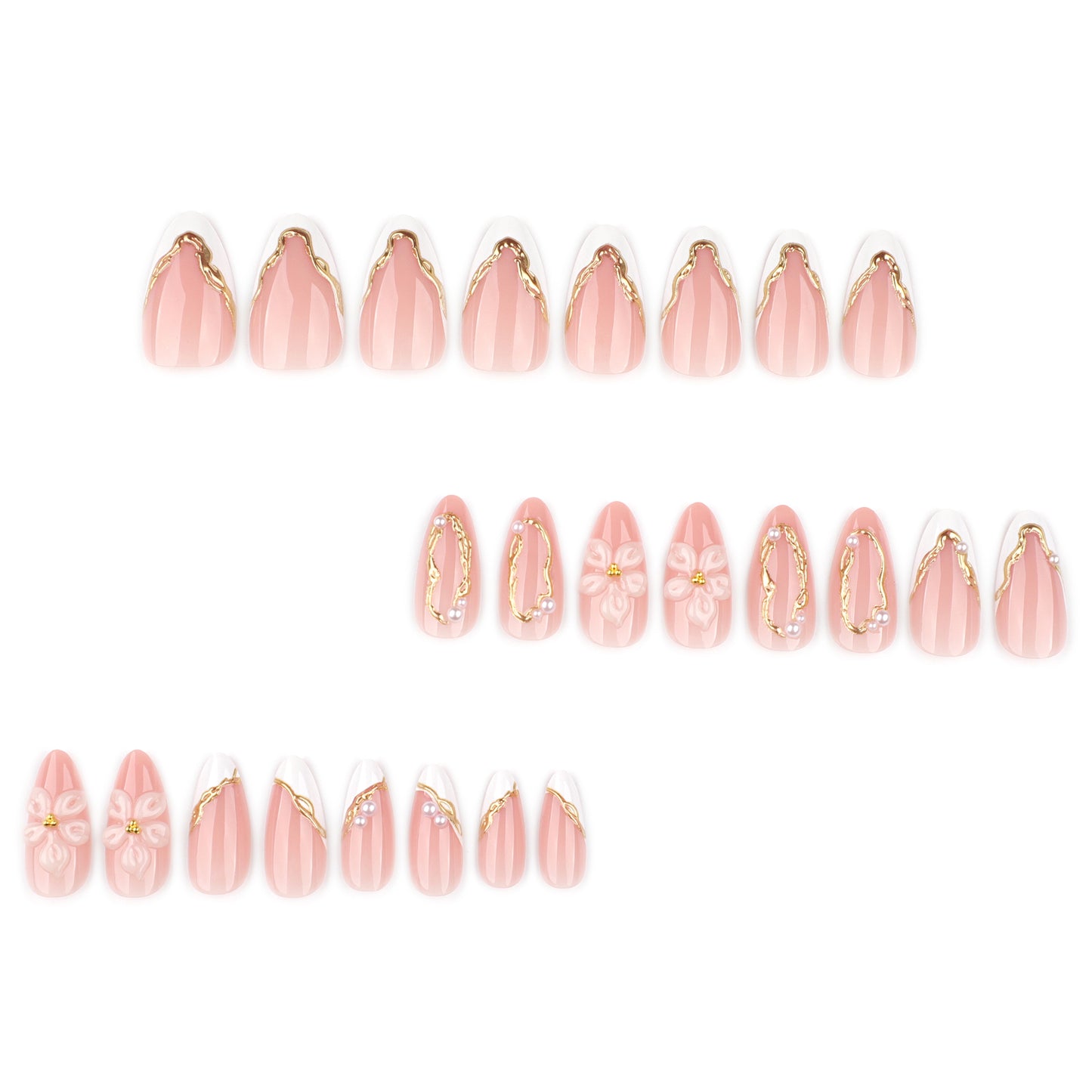 Chic 3D Flowers Nails